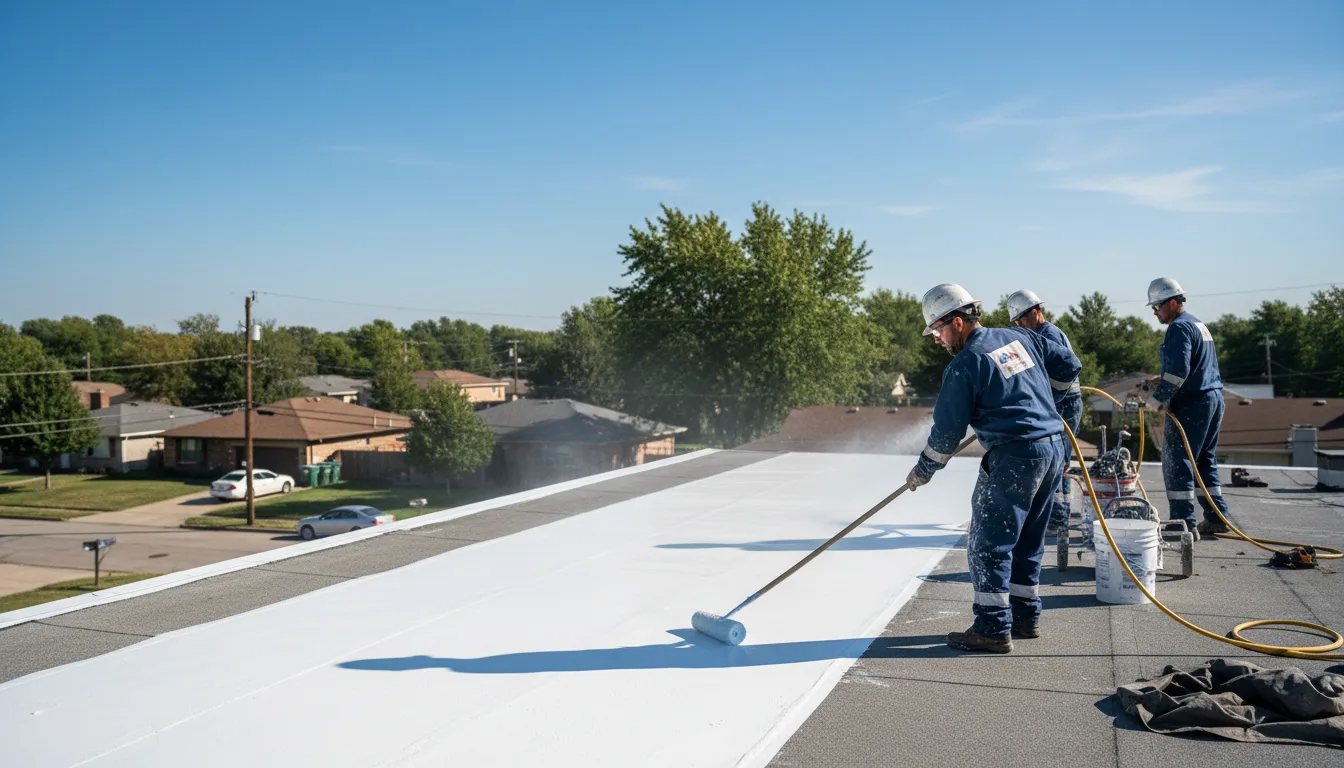 Commercial roof coating in Greenville, MO near me